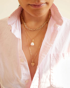 Baroque Pearl charm