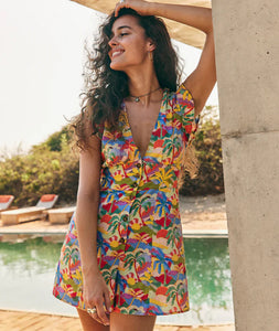 Camila Romper in Palm Scene