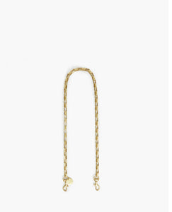 Brass Box Chain Shoulder Strap