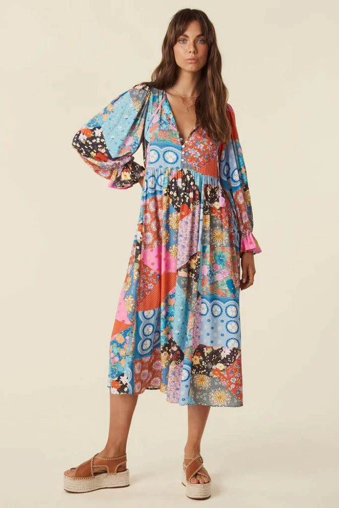 Cha Cha Boho Midi Dress
