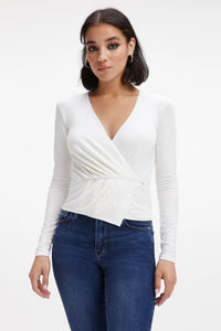Good Touch Wrap Top