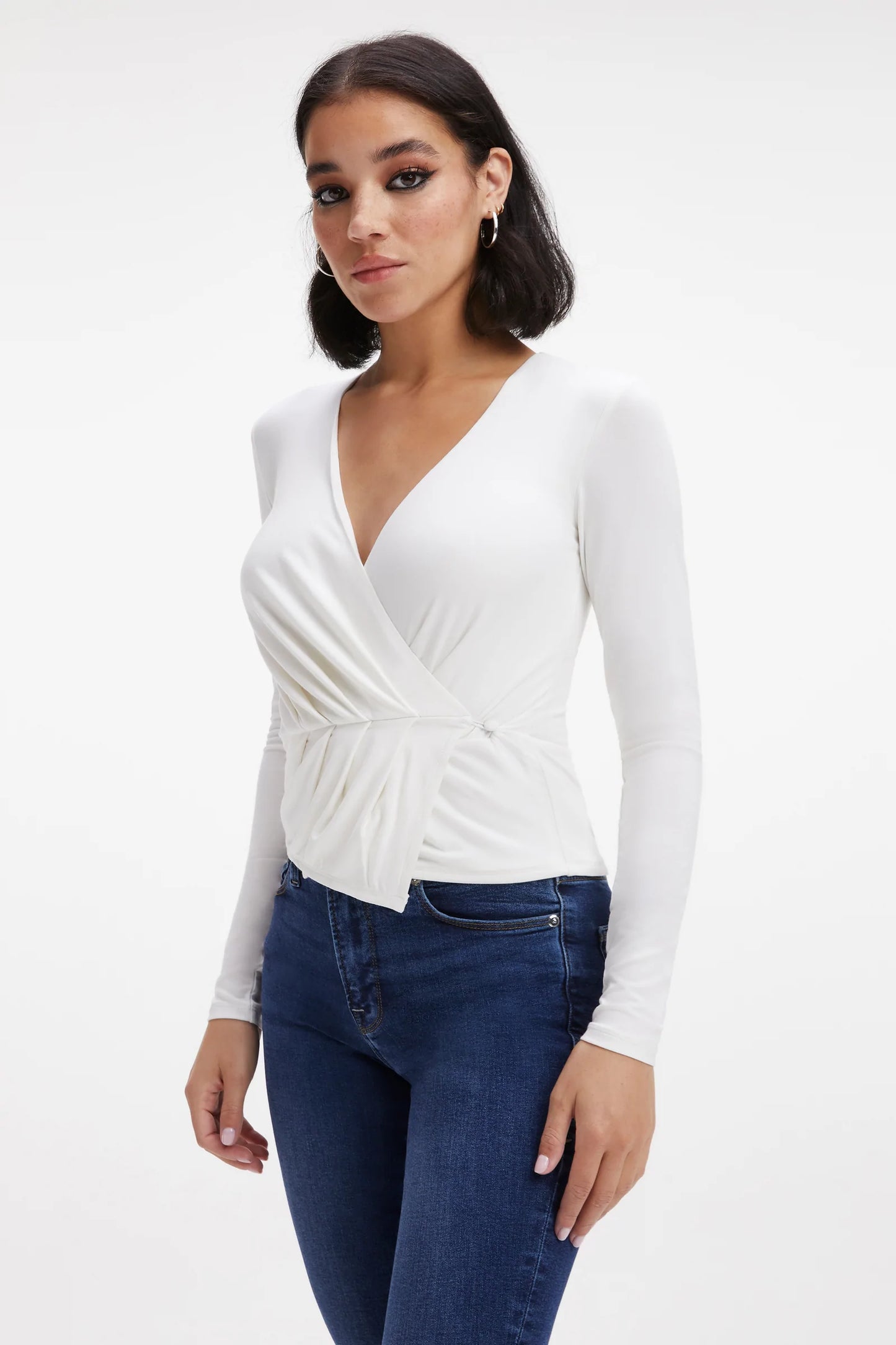 Good Touch Wrap Top
