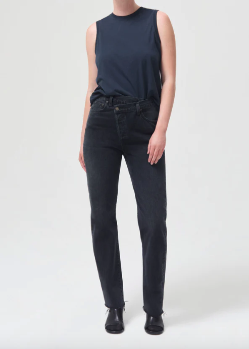 Criss Cross Straight Black