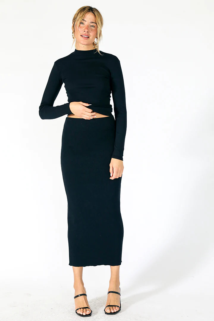 Cyndi Skirt - True Black